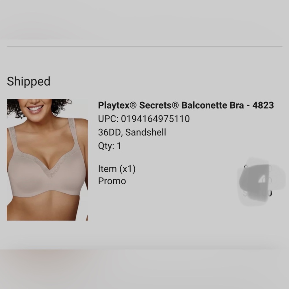 Playtex Balconette 36DD Bra - Picture 4 of 4